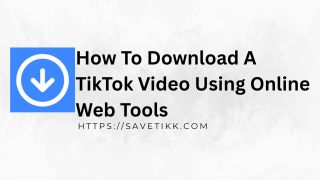 How To Download A TikTok Video Using Online Web Tools